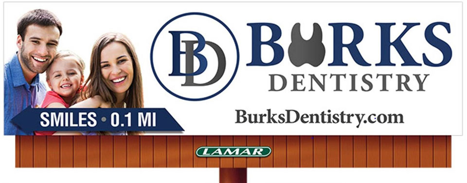 Burks Dental - Billboard Advertisement