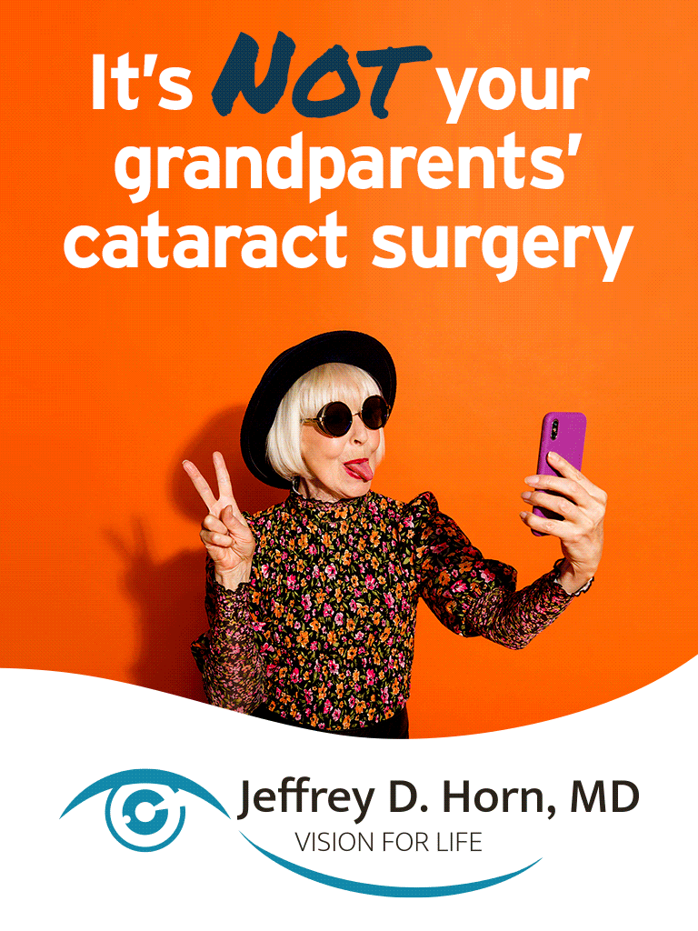 Dr. Horn - Not Your Grandmas Cataract Surgery - digital ad