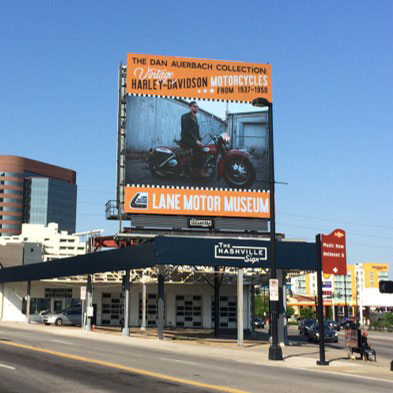 Lane Motor Museum Billboard Ad